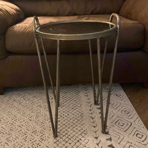 Small Glass Living Room Side Table